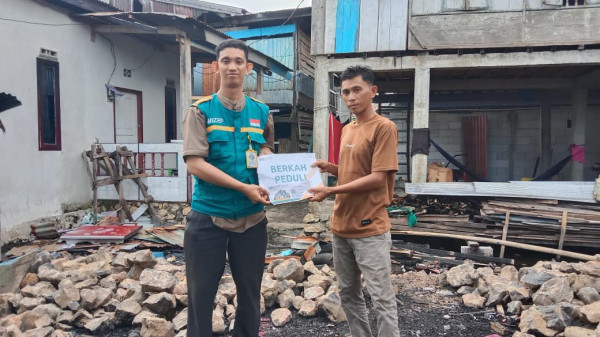 WIZ Sinjai Salurkan Bantuan untuk Korban Kebakaran di Tiga Titik Wilayah Sinjai