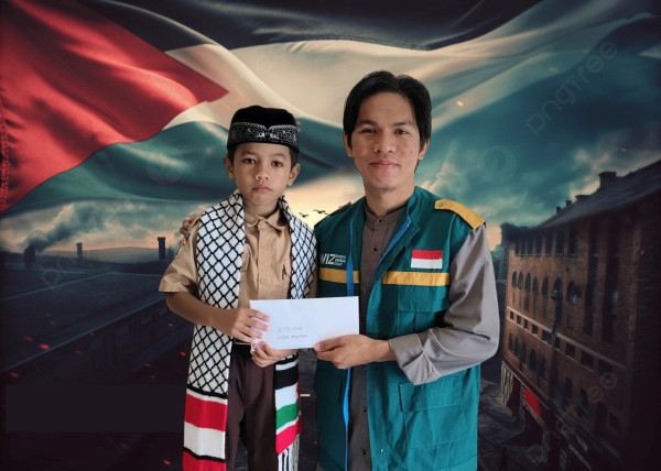 Siswa SD Unggulan Al-Wahdah Sinjai Serahkan Donasi Kemanusiaan untuk Palestina Melalui WIZ