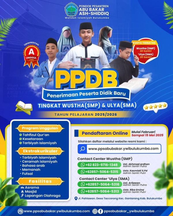 PPDB Wustha & Ulya